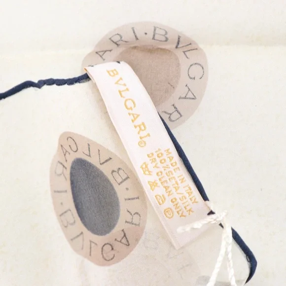 BLVGARY RED AND BLUE Silk Scarf - Picture 7 of 16